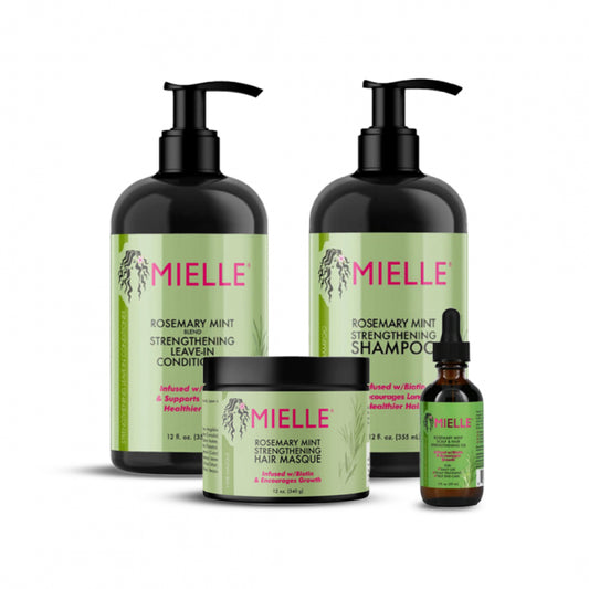 مجموعة العناية الكاملة بالشعر من Mielle Rosemary Mint