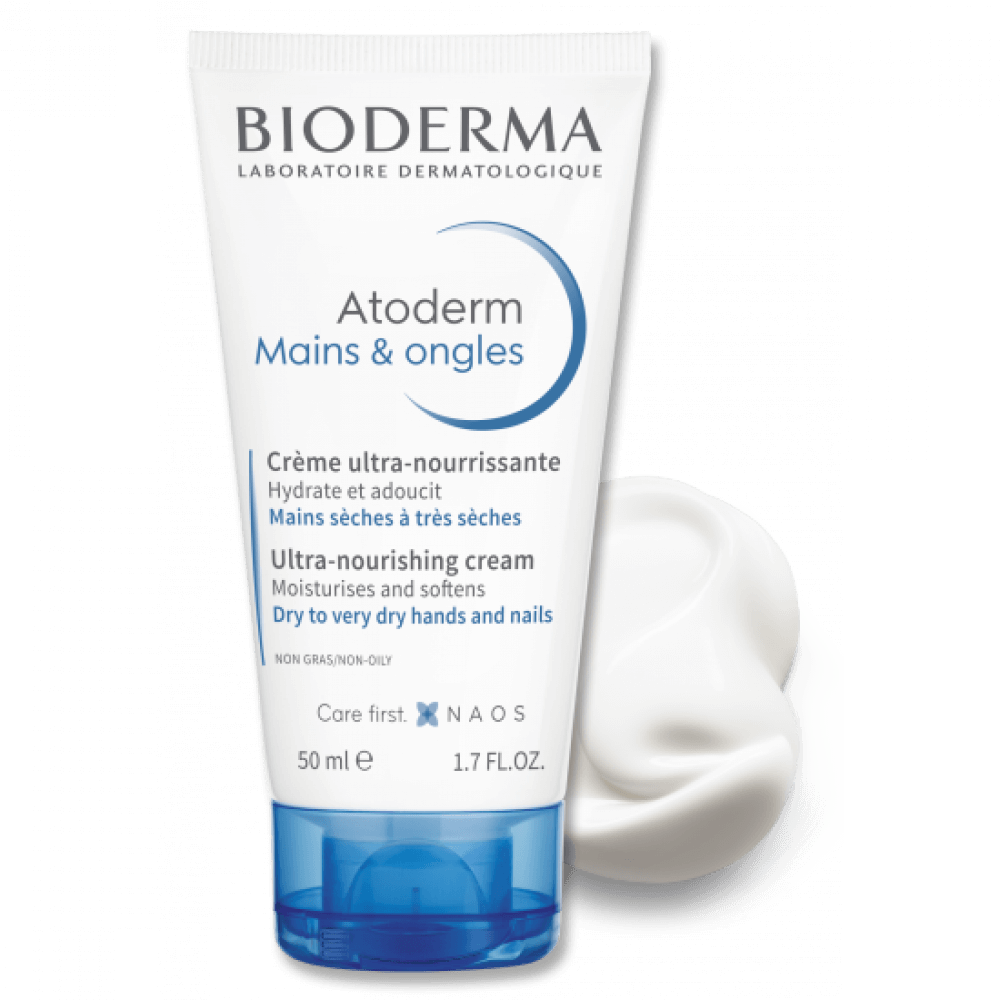 Atoderm Ultra-Nourishing Hand and Nail Cream 50ml from Bioderma