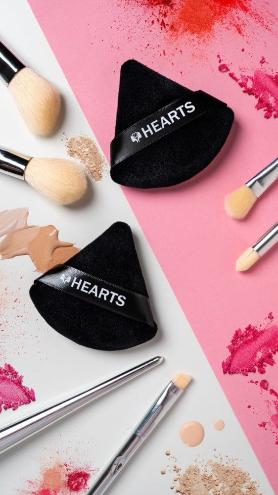 Puff Hearts إسفنجة مثلثية من 